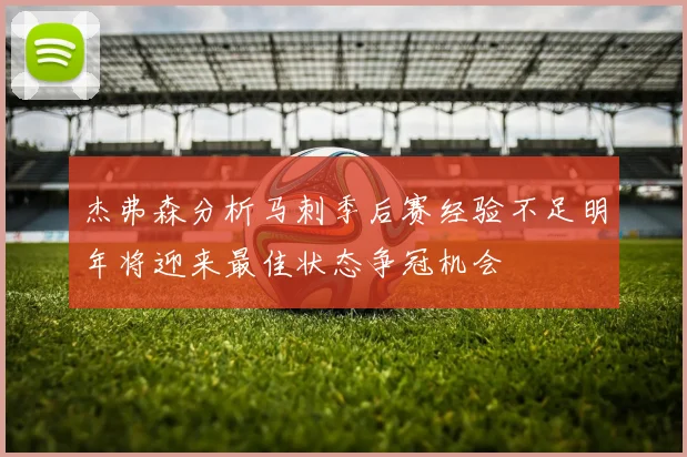 杰弗森分析马刺季后赛经验不足明年将迎来最佳状态争冠机会